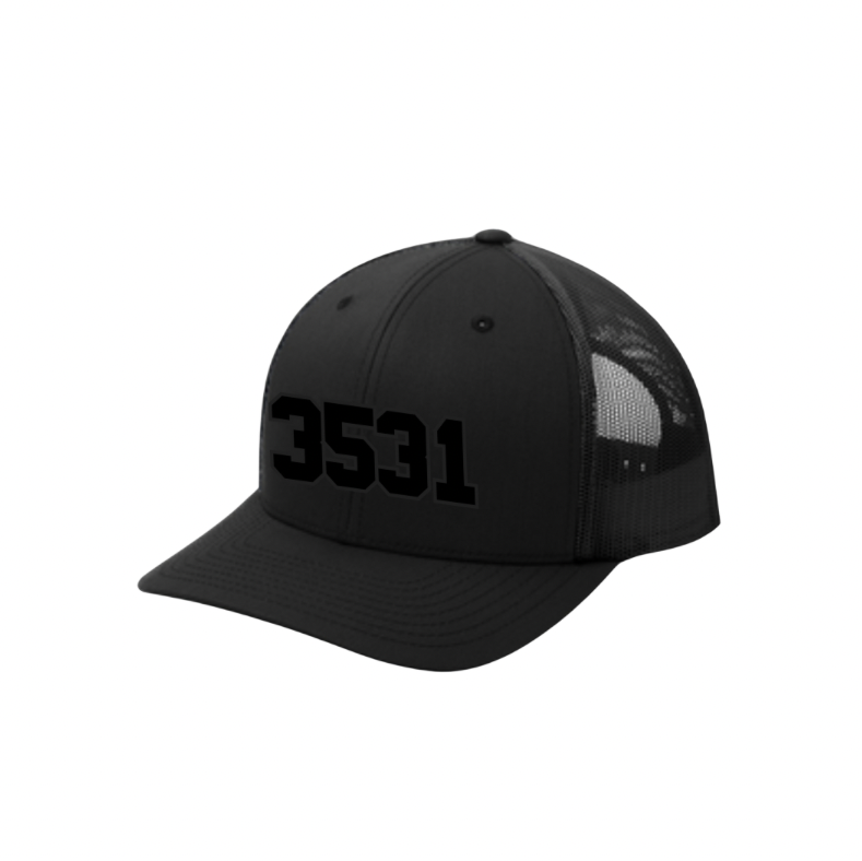 3531 Blacked Out Trucker Hat