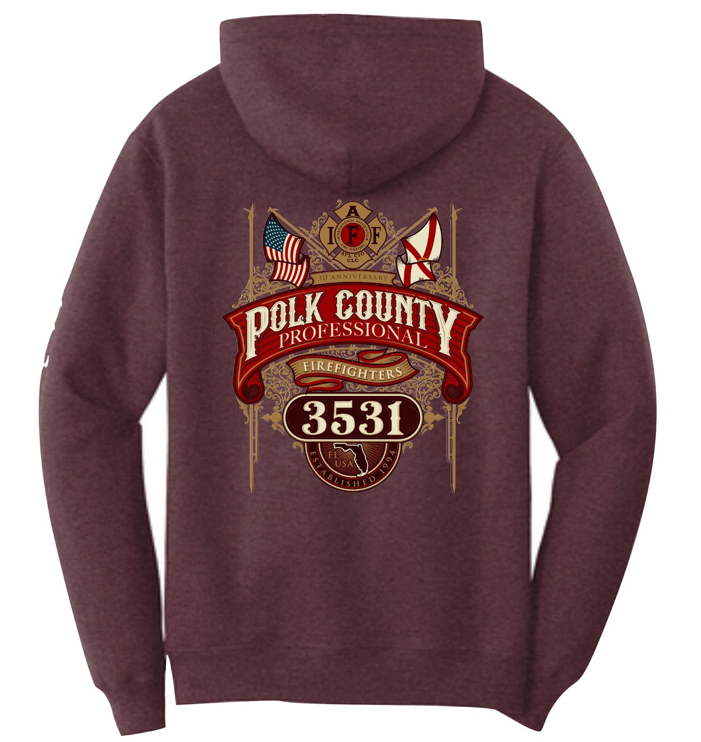 Maroon 30th Anniversary Hoodie